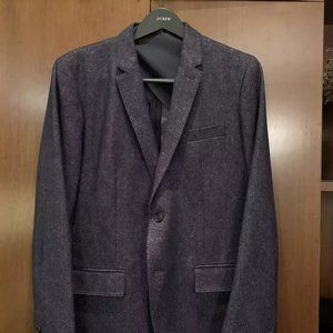Grant Fit Navy Wool Blazer